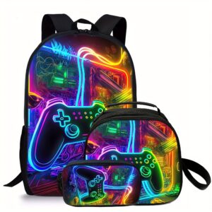 Conjunto Mochila Gamer 3 Peças