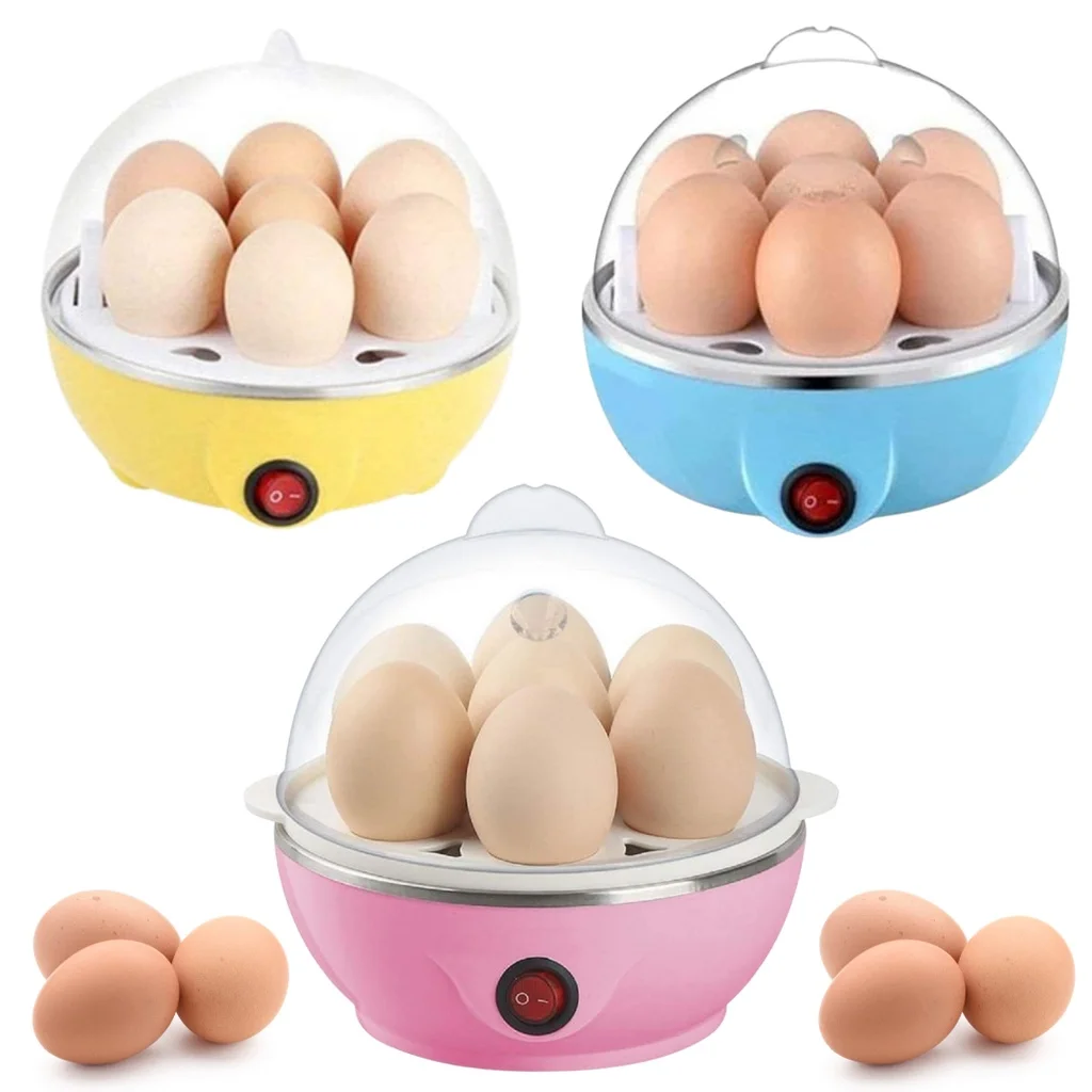 Cozedor de Ovos Portátil Elétrico Cozinha à Vapor