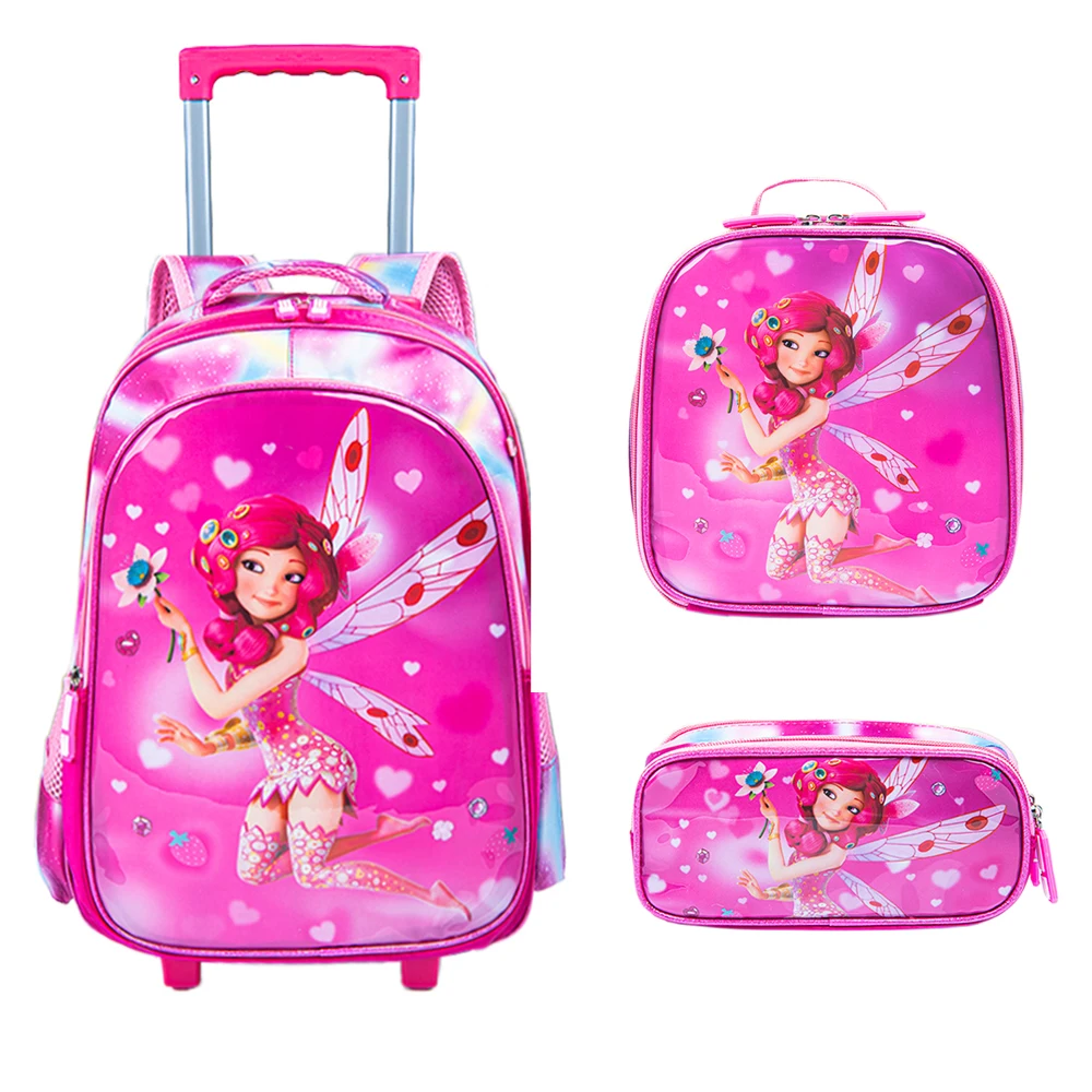 Mochila Escolar Infantil com Rodinhas 6 em 1