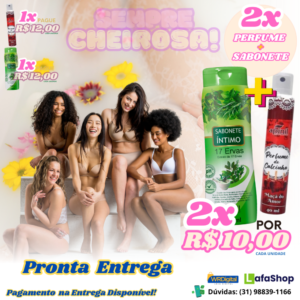 KIT 2 EM 1 Sabonete liquido feminino + Perfume de Calcinha