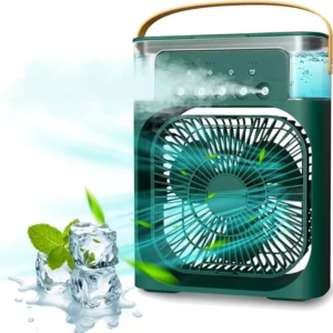 Climatizador Portatil Mini Ar Condicionado Refrescante Cor Verde-escuro 110V/220V