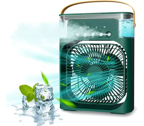 Climatizador Portatil Mini Ar Condicionado Refrescante Cor Verde-escuro 110V/220V