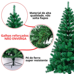 Árvore de Natal Pinheiro Tradicional 90cm a 180cm