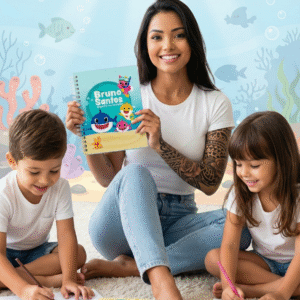 Kit Volta as Aulas baby shark 2026