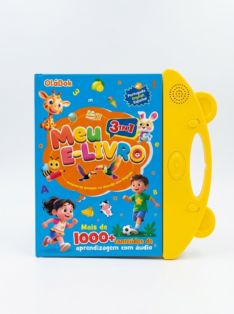Livro sonoro infantil trilíngue (Português,…