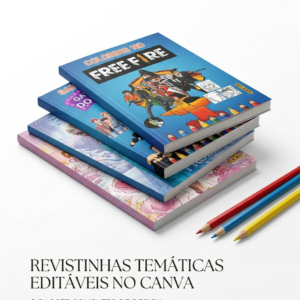 21 MODELOS DE REVISTINHAS TEMÁTICAS EDITÁVEIS NO CANVA